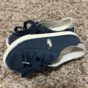 Polo by Ralph Lauren Dark Blue Sneakers with White Emblem